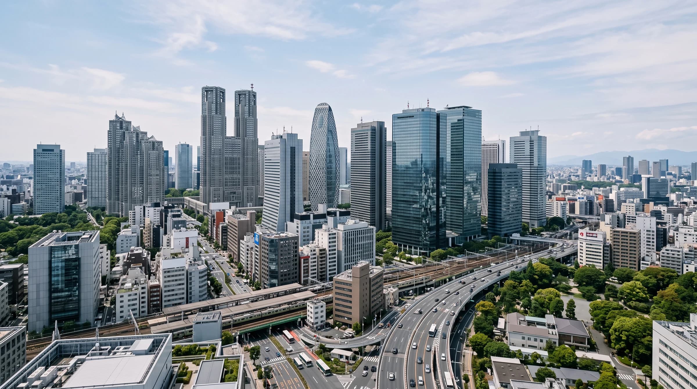 東京のビジネス街